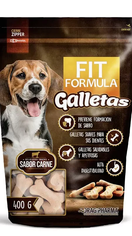 Galletas Sabor Carne Fit Formula Perro