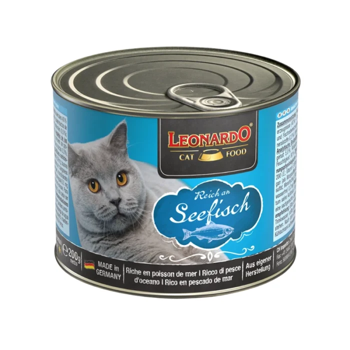 Leonardo Cat Food Lata Pescado 200 GR